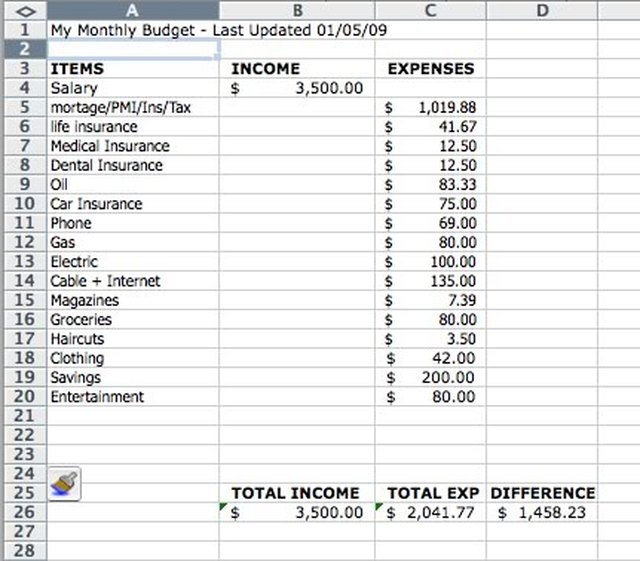 how-to-set-up-a-budget-on-excel-techwalla