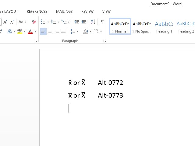 how-to-make-an-x-bar-symbol-in-word-techwalla