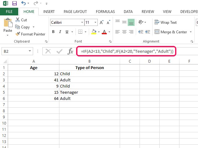 can i do an if then formula in excel