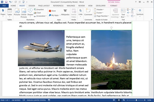 how to change the margins in word on just one page