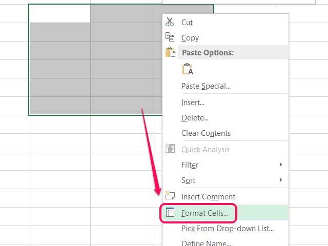 how to choose fill color for background excel mac