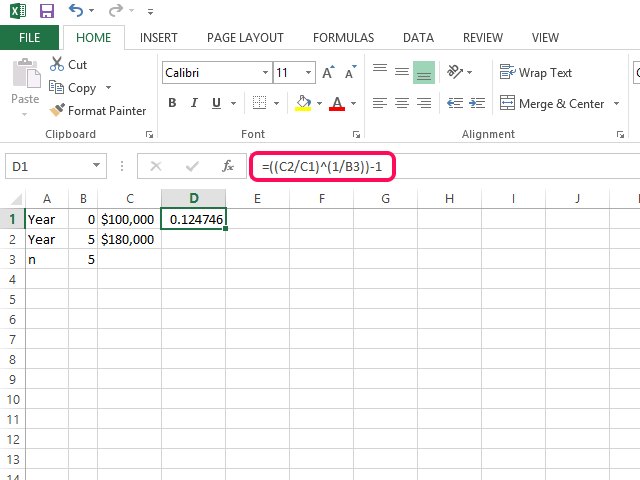 How Do I Calculate CAGR in Excel?