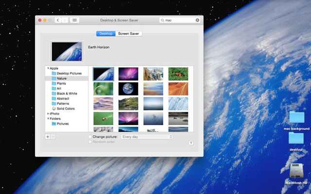 how to use bing as desktop picte for mac osx