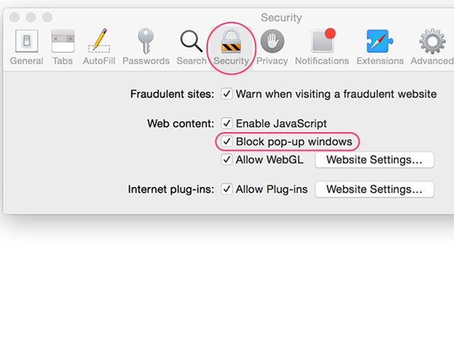 how to get rid of pop ups on mac