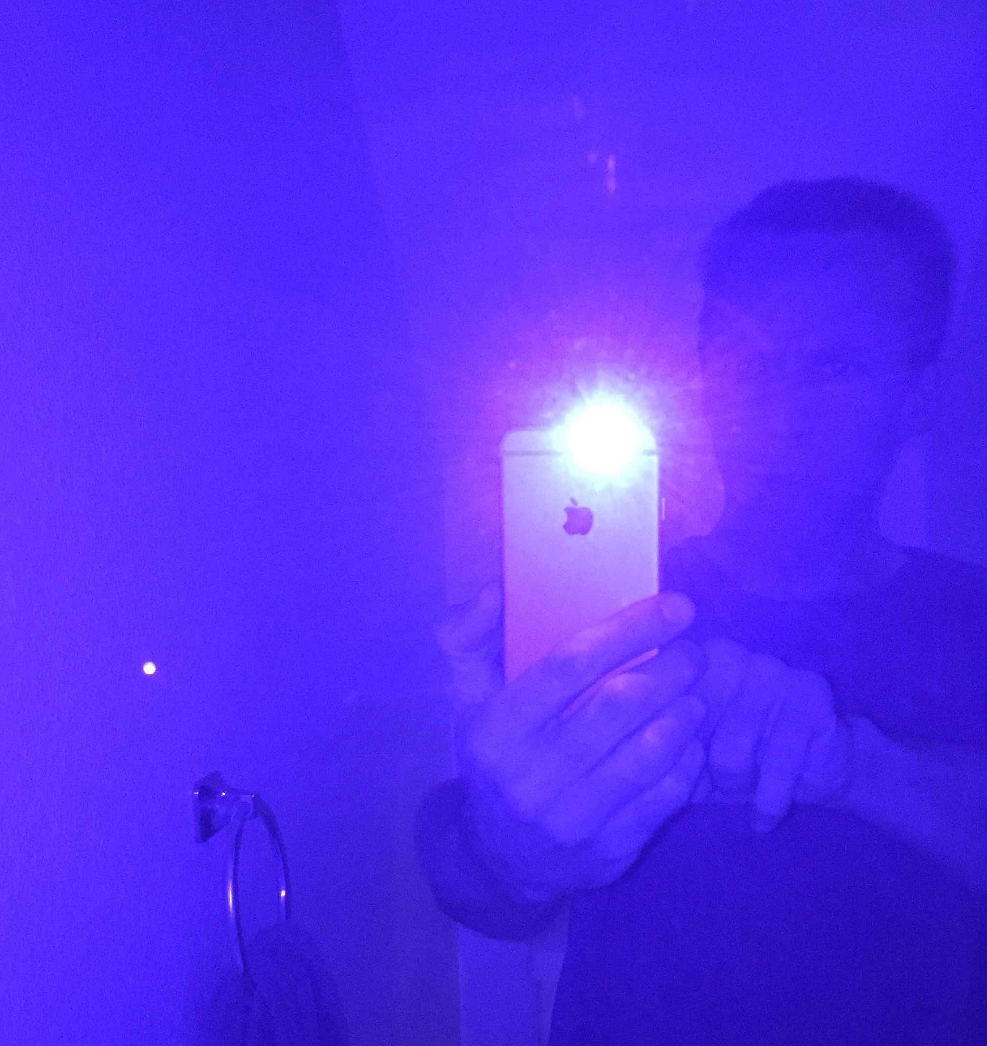 How do I turn my iPhone into a black light?