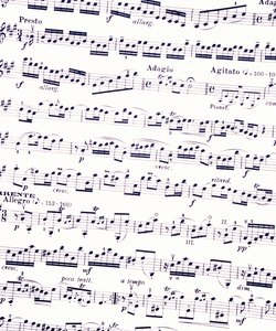 Sheet of music