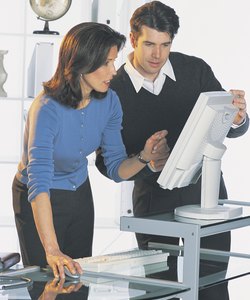 Businesspeople working together