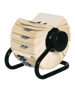 Rotary card file
