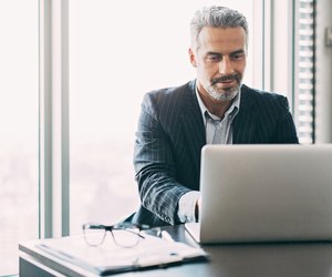 Mature businessman in the office