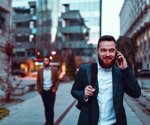 talking on the phone