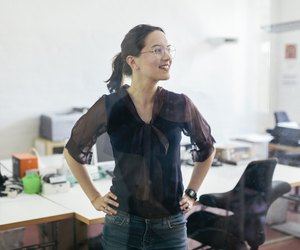 Startup Business Office Worker Smiling