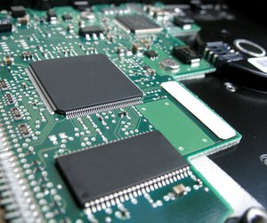 circuit board angled