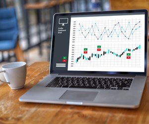 business man work chart schedule or planning financial report data