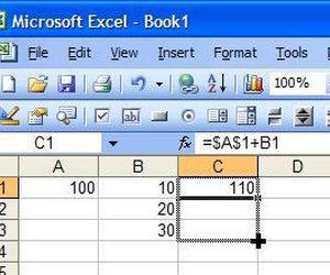 display equation on openoffice excel