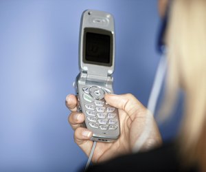 Woman with cell phone