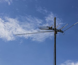Old style television antenna
