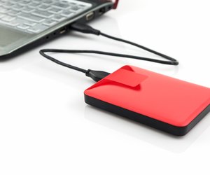 External hard drive for backup.