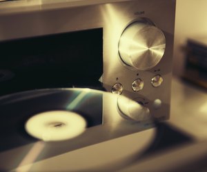 Audio CD player vintage mood