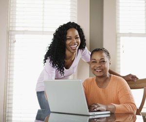 Women using laptop