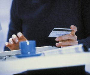 Person shopping online