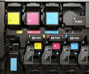 CMYK ink cartridges for laser copier machine