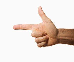 pointing hand