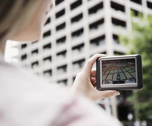 Woman with GPS