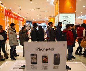 Apple Inc's iPhone 4S Goes On Sale In Mainland China