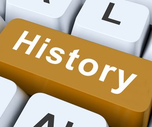 History Key Means Past Or Old Days