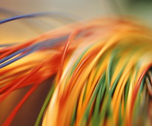 Coloured electrical cables