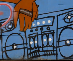 Graffiti on wall