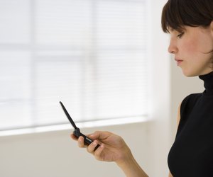 Woman with a cellular phone