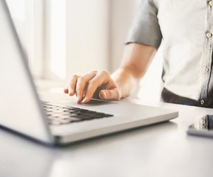 Using laptop