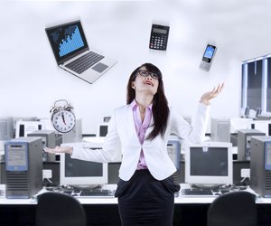Woman juggling symbolizing responsibilities 1