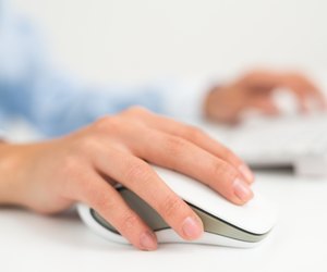 Person using a computer