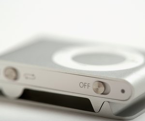 Studio shot of mp3 player