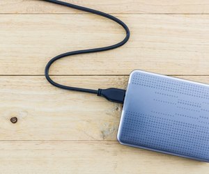 External hard drive for backup.