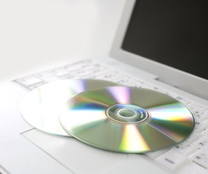 Laptop and CDs