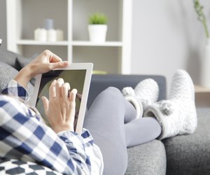 Using tablet