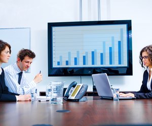 Business meeting at board room