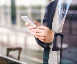 Man with smart phone