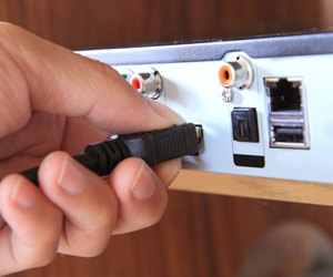 connect HDMI cable