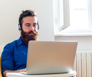 Young Man with Headphones