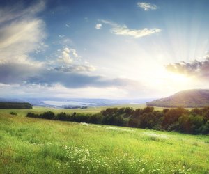 Beautiful landscape panorama.