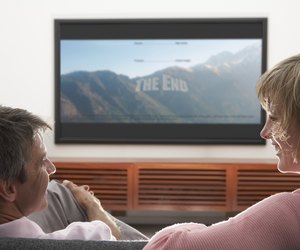 Couple Watching Television