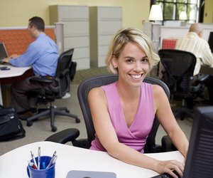 Portrait of a businesswoman in an office