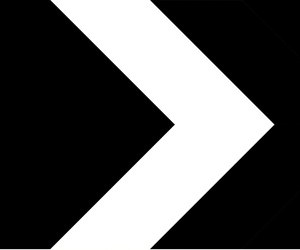 Sharp deviation of route to right