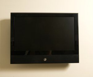 Television on wall