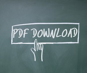finger click PDF download symbol