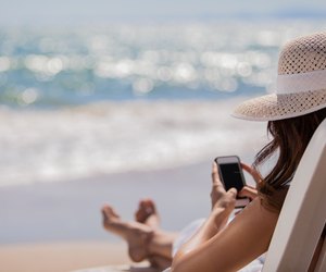 Social networking at the beach